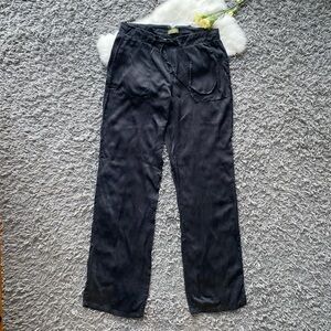 Nylon by Dex Silk Wide-Leg Trousers